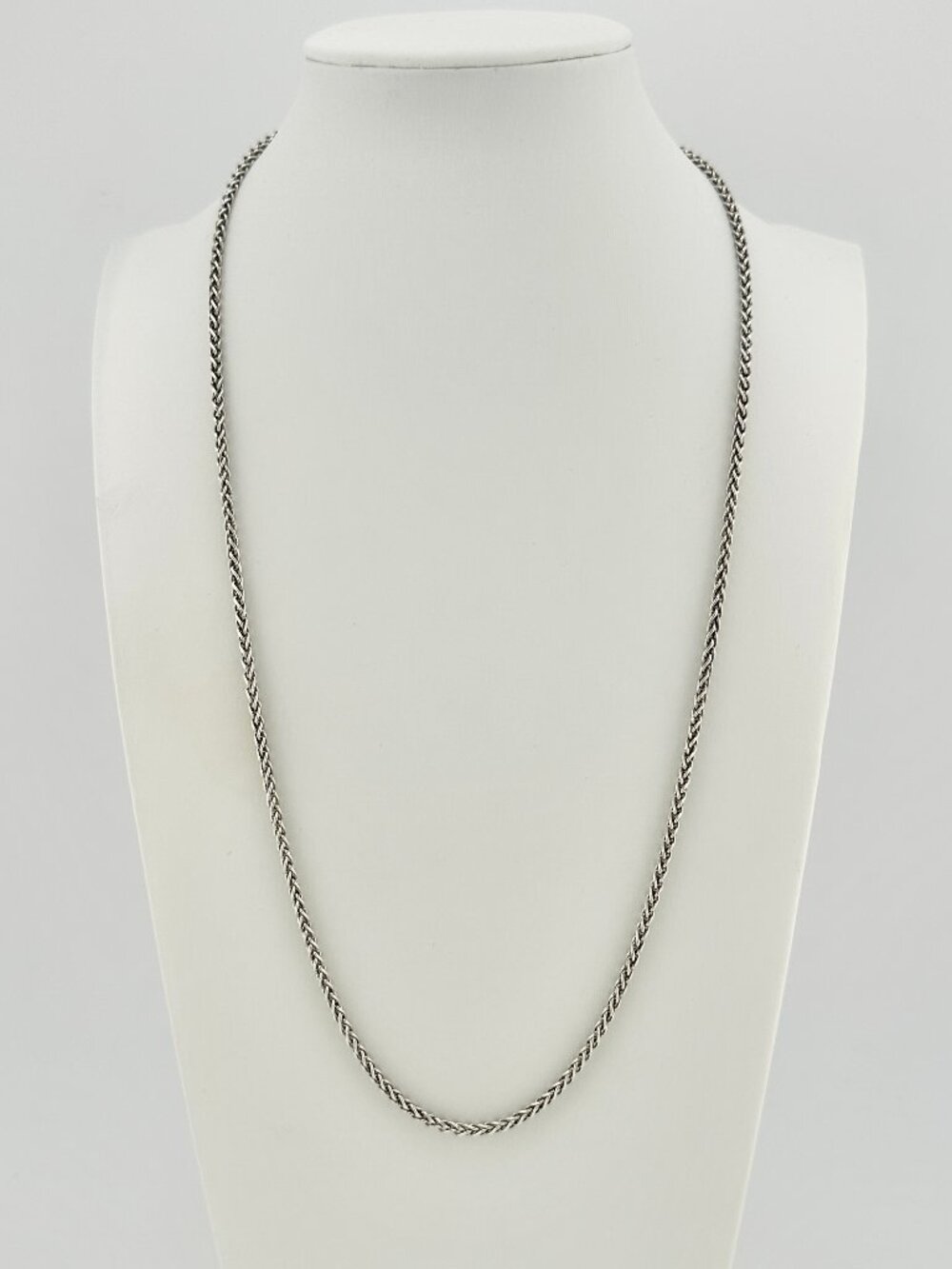 David Yurman Wheat Chain Necklace in Sterling Silver - 2.5mm - 22"